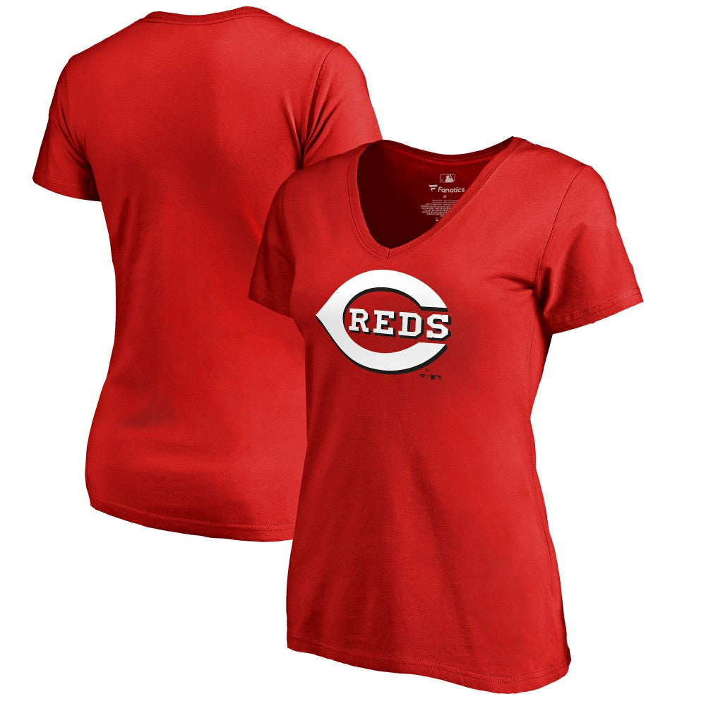 Cincinnati Reds Women's Team Wordmark T-Shirt - Red T-shirts
