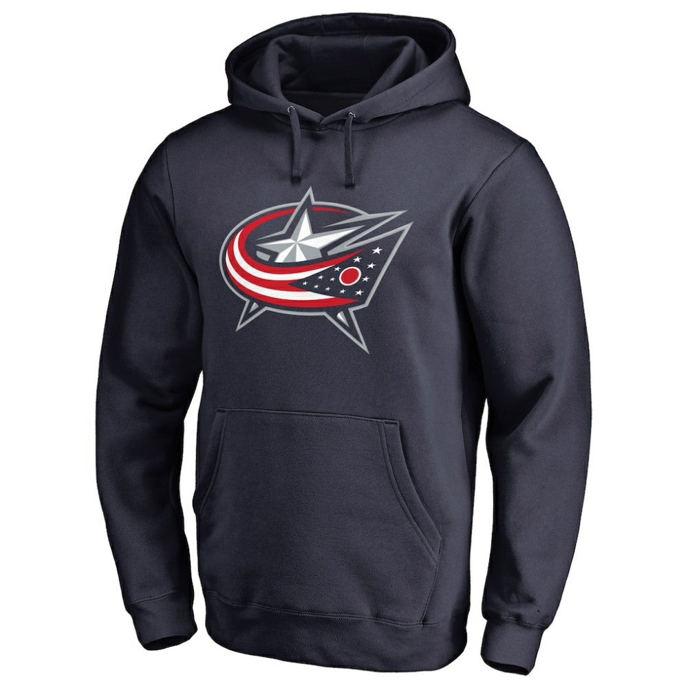 NHL Zach Werenski Columbus Blue Jackets Backer Pullover Hoodie - Navy