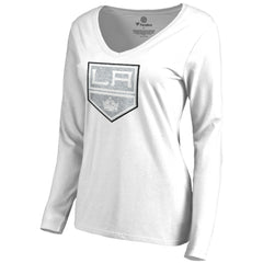 NHL Los Angeles Kings Women's White Out Long Sleeve T-Shirt - White