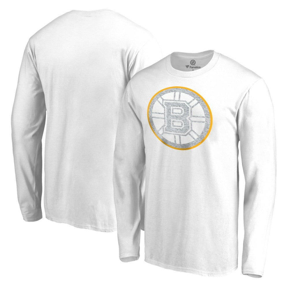 NHL Boston Bruins White Out Long Sleeve T-Shirt - White