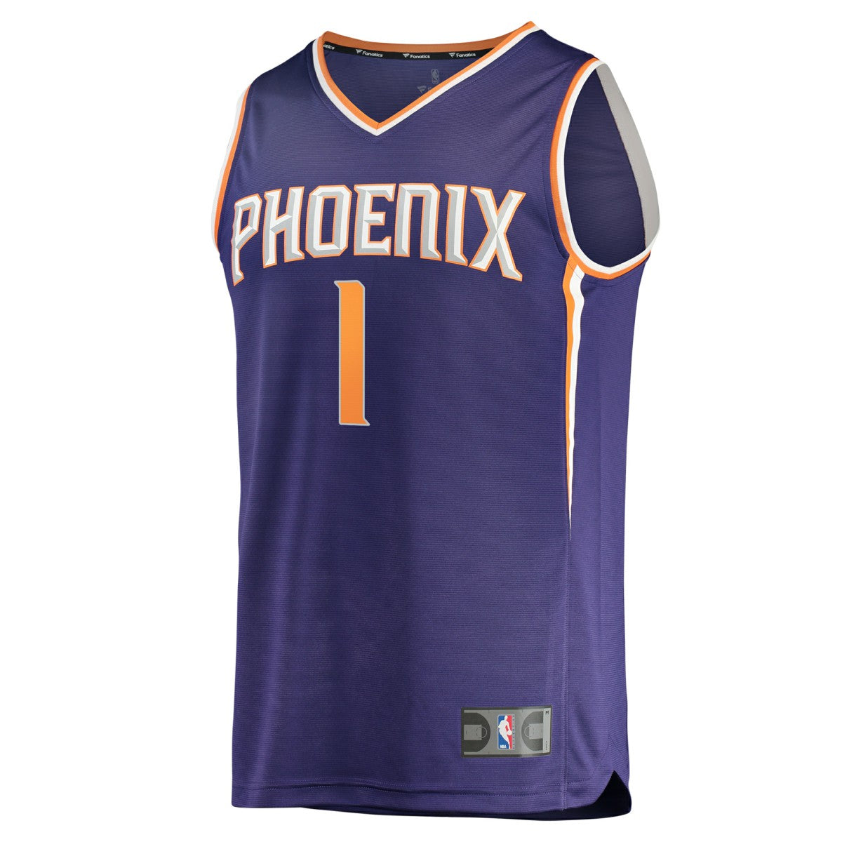 Devin Booker Phoenix Suns Fast Break Replica Jersey Purple Icon Edition