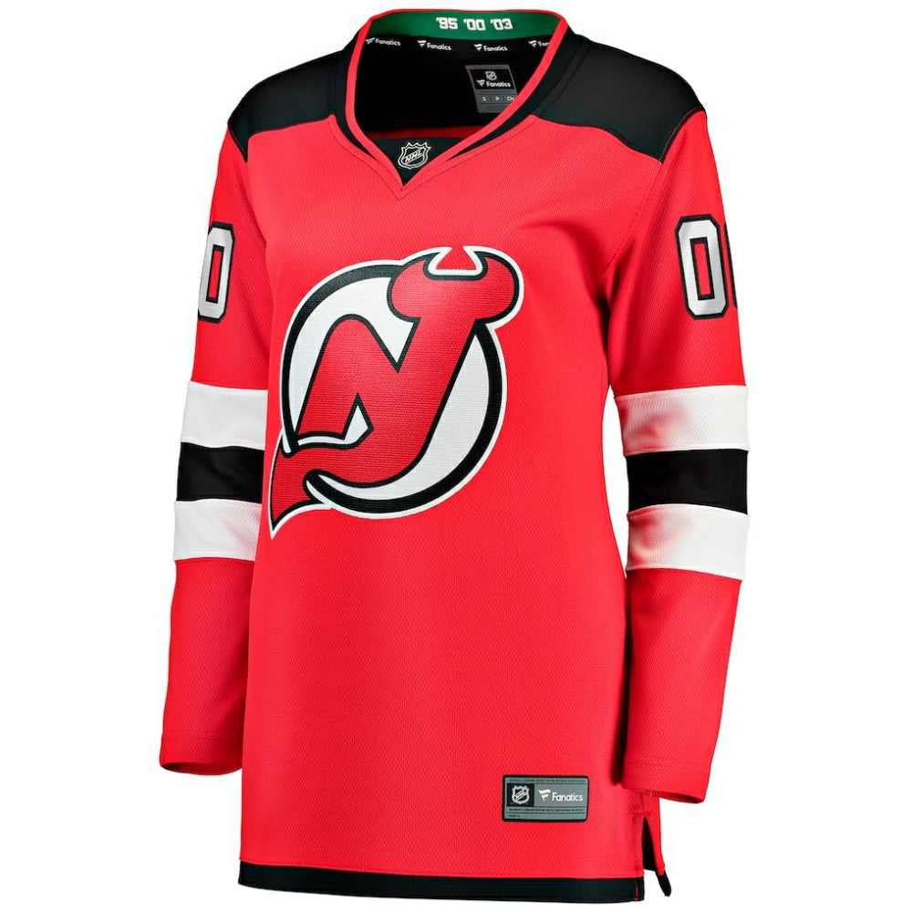 NHL,Custom New Jersey Devils Fanatics Women's Home Breakaway Custom Jersey - Red