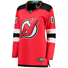 NHL,Custom New Jersey Devils Fanatics Women's Home Breakaway Custom Jersey - Red