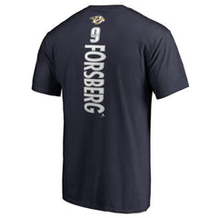 NHL Filip Forsberg Nashville Predators Backer T-Shirt - Navy