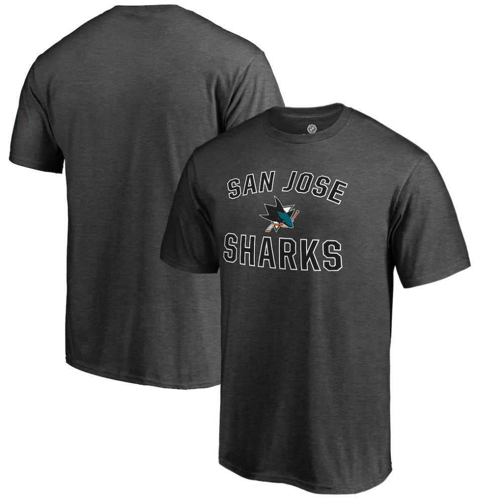 NHL San Jose Sharks Victory Arch T-Shirt - Heathered Gray
