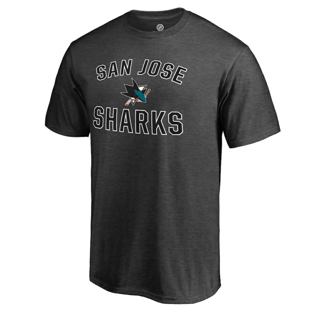 NHL San Jose Sharks Victory Arch T-Shirt - Heathered Gray