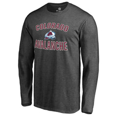 NHL Colorado Avalanche Victory Arch Long Sleeve T-Shirt - Heathered Gray