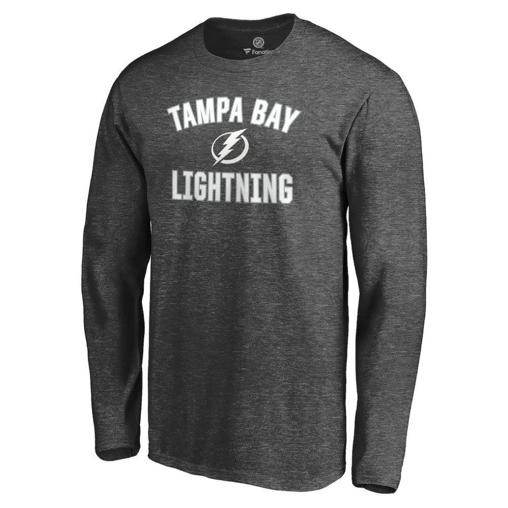 NHL Tampa Bay Lightning Victory Arch Long Sleeve T-Shirt - Heathered Gray