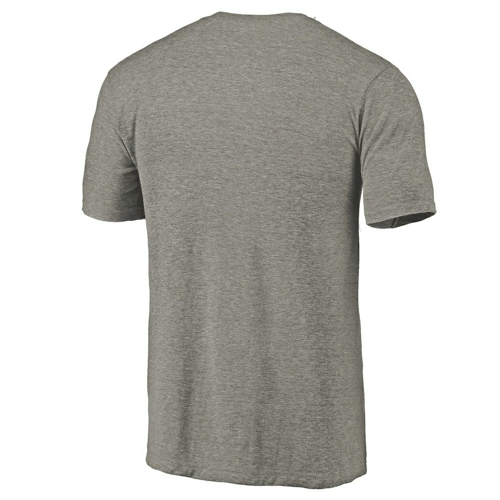 Indiana Pacers Distressed Team Logo Tri-Blend T-Shirt Heather Gray