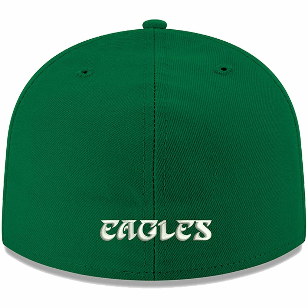 Philadelphia Eagles New Era Omaha Throwback 59FIFTY Fitted Hat Kelly Green
