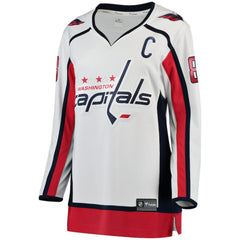 NHL Alexander Ovechkin Washington Capitals Fanatics Women's Away Breakaway Jersey - White