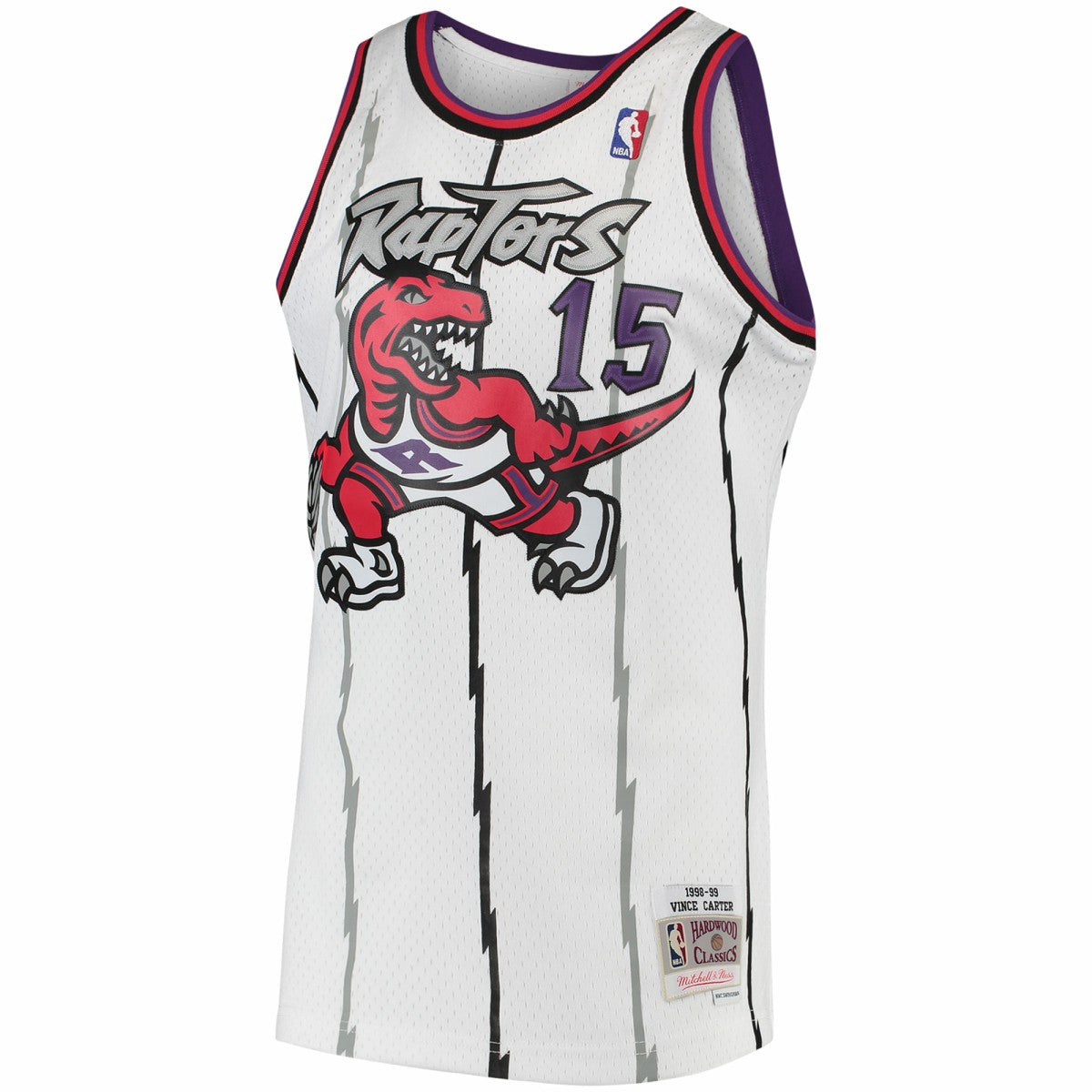 Vince Carter Toronto Raptors 1998/99 Hardwood Classics Swingman Jersey White