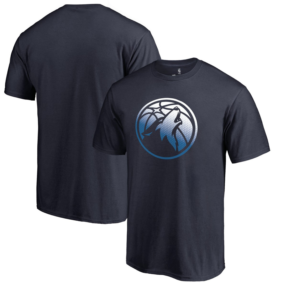 Minnesota Timberwolves Gradient Logo T-Shirt Navy