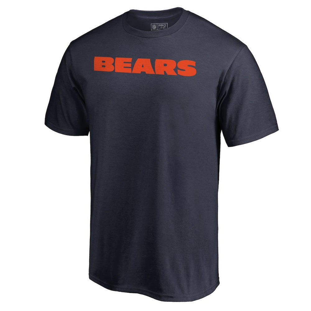 Chicago Bears Wordmark T-Shirt Navy