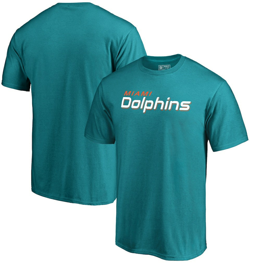 Miami Dolphins Wordmark T-Shirt Aqua