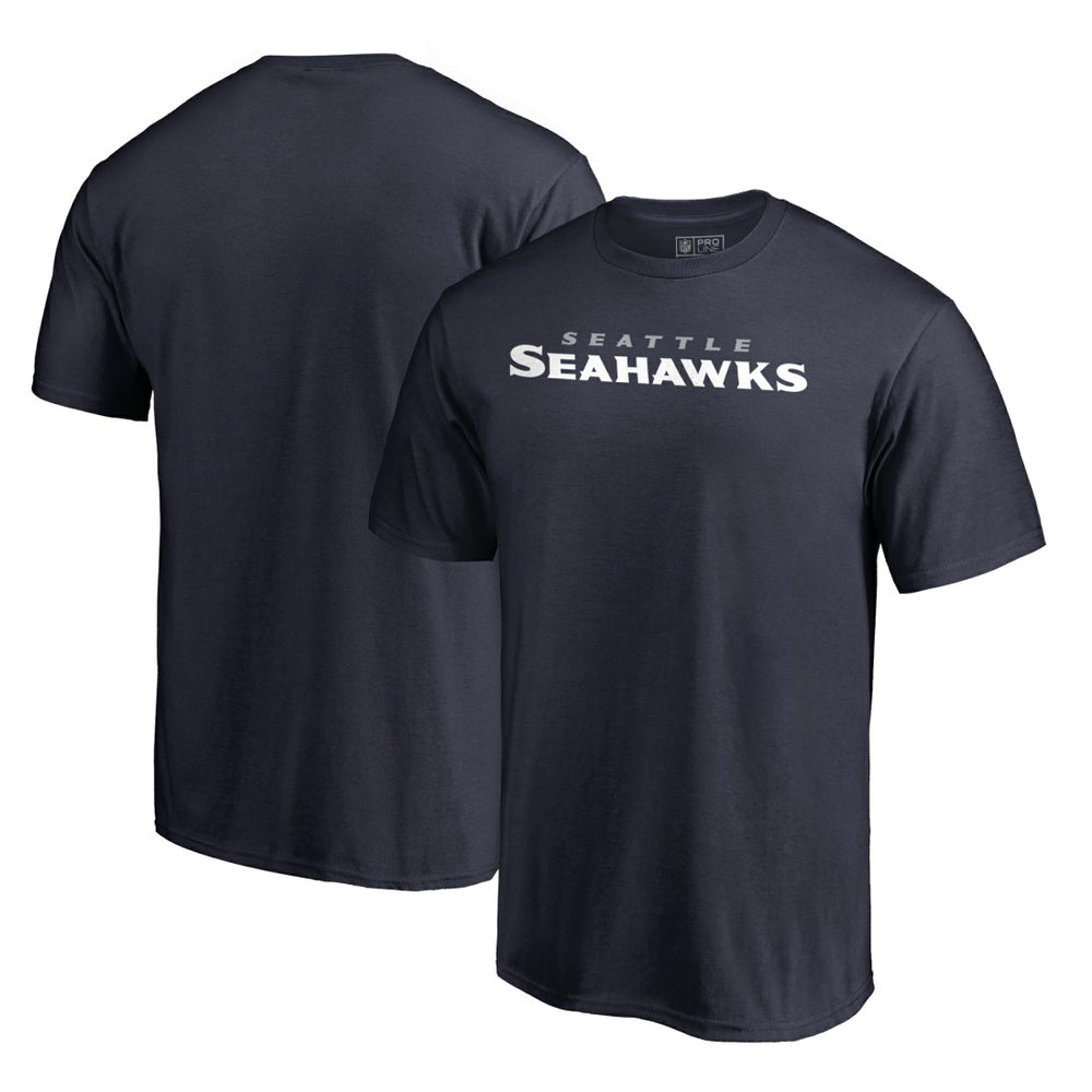 Seattle Seahawks Wordmark T-Shirt College Navy