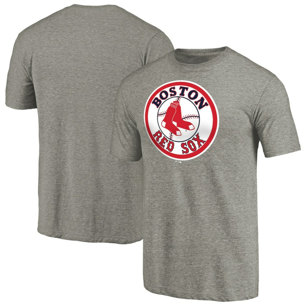 Boston Red Sox Cooperstown Collection Forbes Tri-Blend T-Shirt - Ash T-shirts