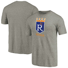 Kansas City Royals Cooperstown Collection Forbes Tri-Blend T-Shirt - Ash T-shirts