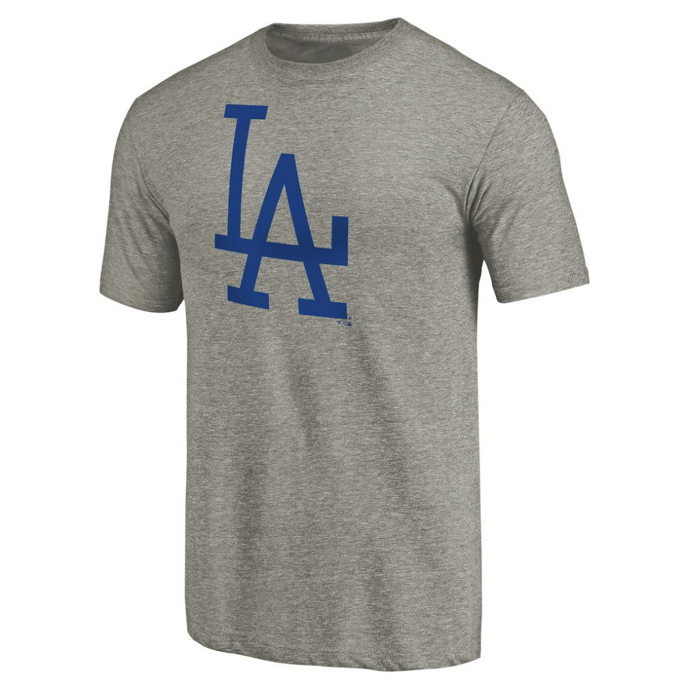 Los Angeles Dodgers Cooperstown Collection Forbes Tri-Blend T-Shirt - Ash T-shirts