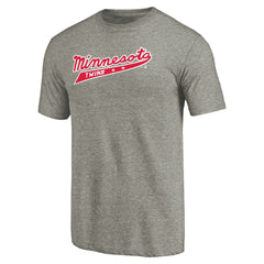 Minnesota Twins Cooperstown Collection Forbes Tri-Blend T-Shirt - Ash T-shirts