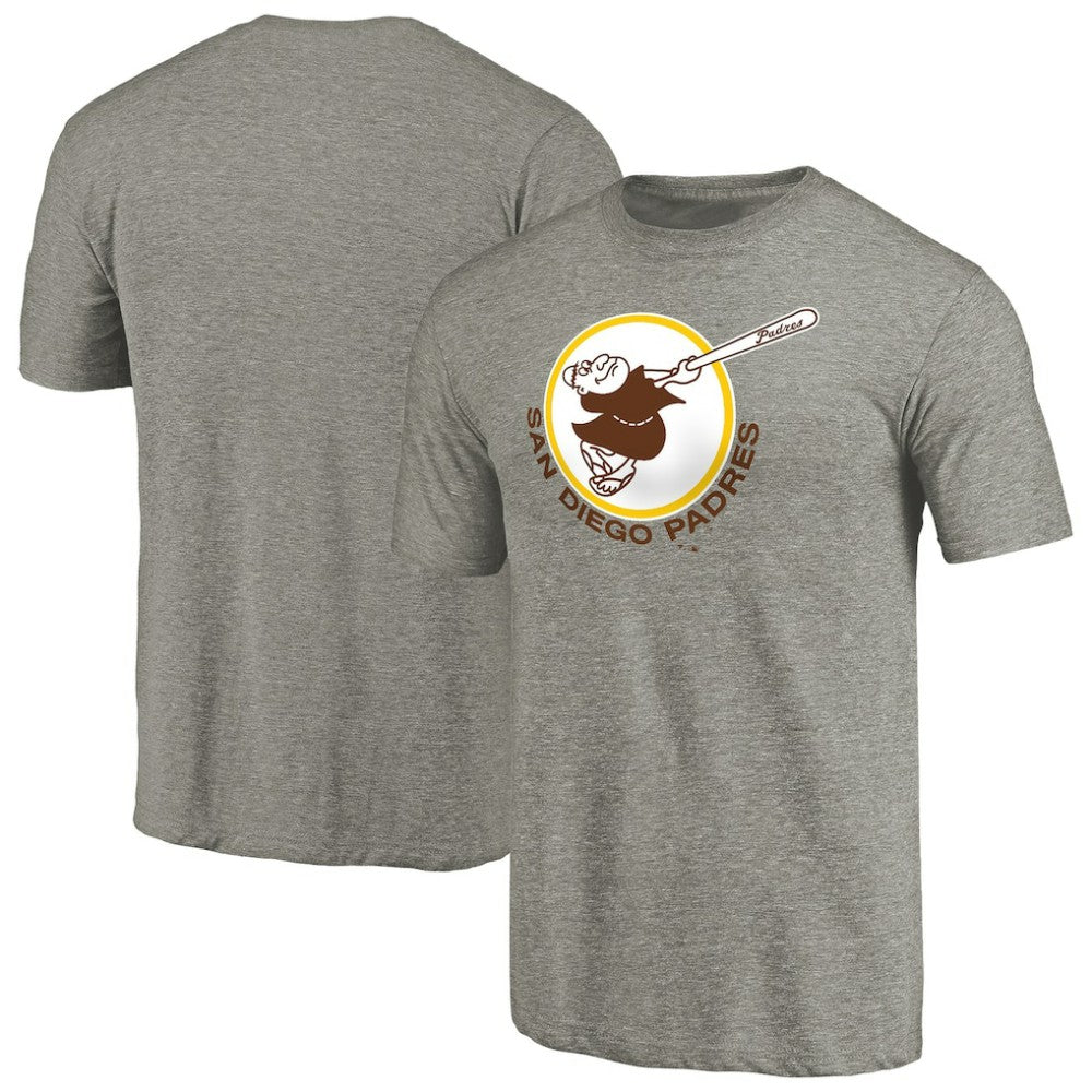 San Diego Padres Cooperstown Collection Forbes Tri-Blend T-Shirt - Ash T-shirts