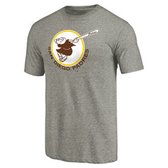 San Diego Padres Cooperstown Collection Forbes Tri-Blend T-Shirt - Ash T-shirts