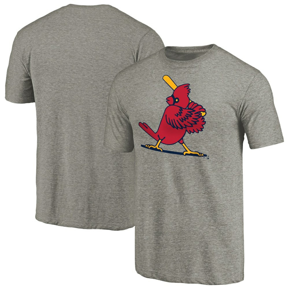 St. Louis Cardinals Cooperstown Collection Forbes Tri-Blend T-Shirt - Ash T-shirts