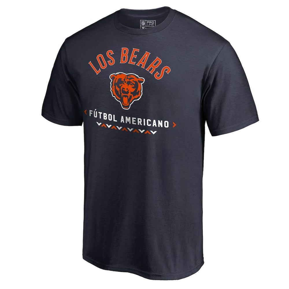 Chicago Bears Futbol Americano T-Shirt Navy