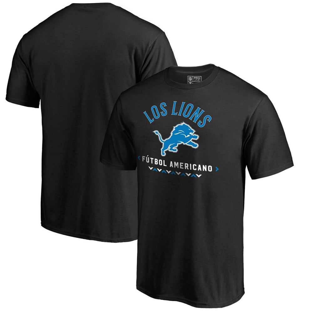 Detroit Lions Futbol Americano T-Shirt Black