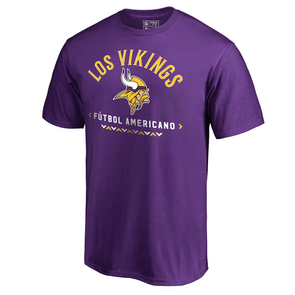 Minnesota Vikings Futbol Americano T-Shirt Purple