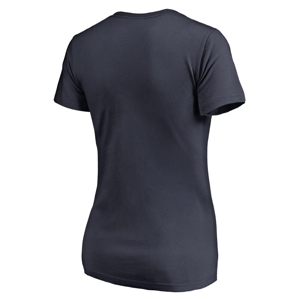 Seattle Seahawks Women's Freehand V-Neck T-Shirt Navy