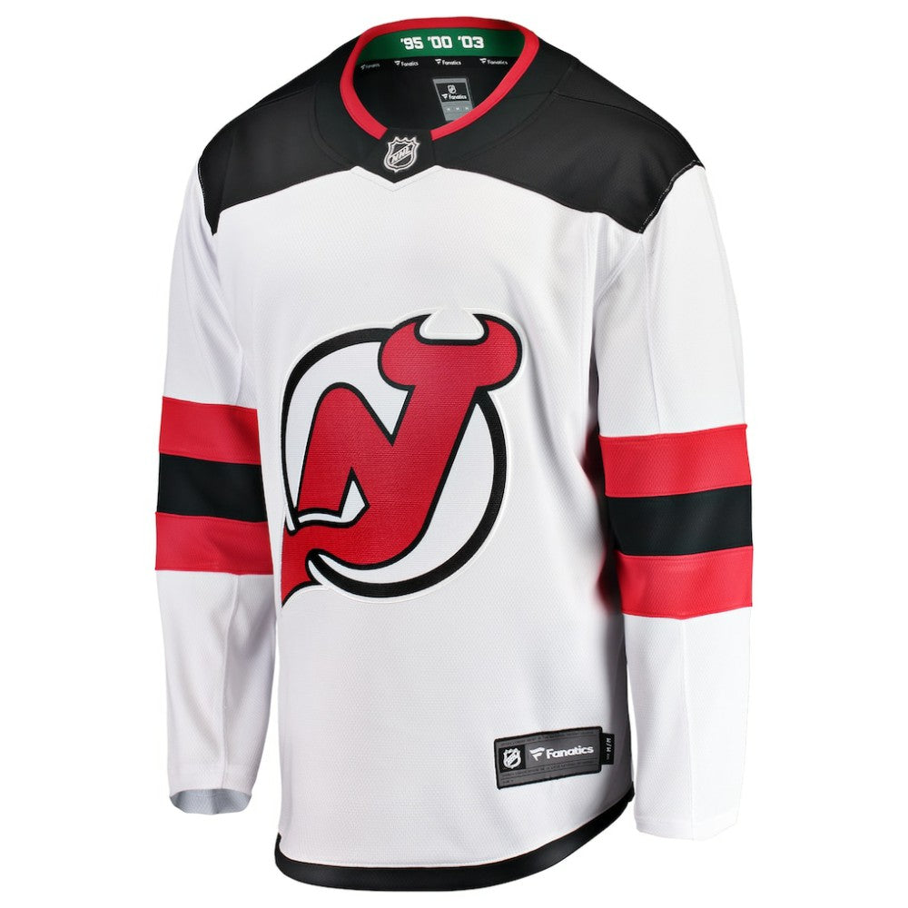 NHL New Jersey Devils Fanatics Breakaway Away Jersey - White