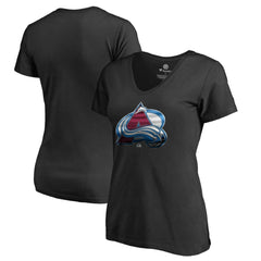 NHL Colorado Avalanche Women's Midnight Mascot V-Neck T-Shirt - Black