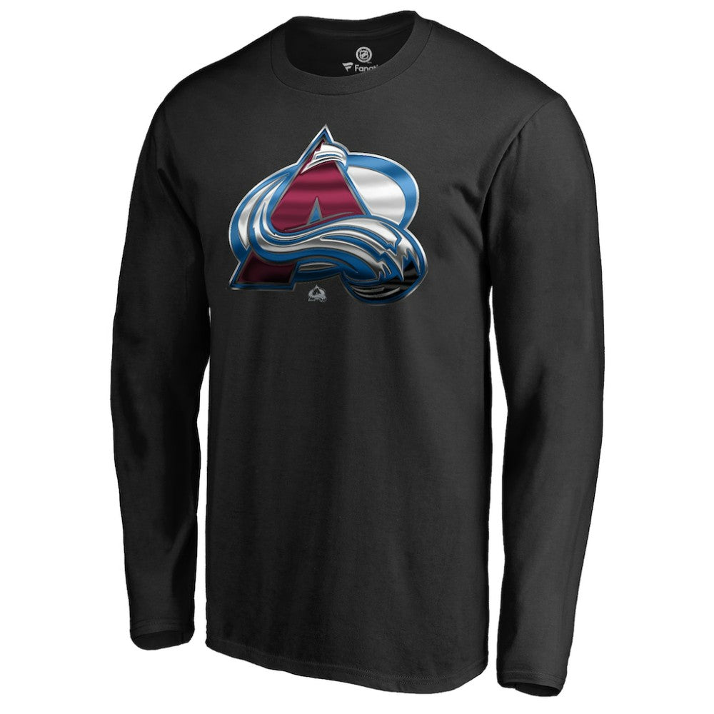 NHL Colorado Avalanche Midnight Mascot Long Sleeve T-Shirt - Black
