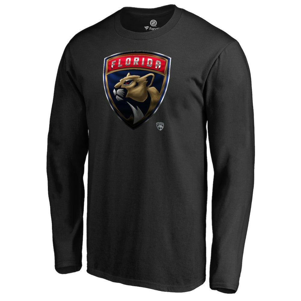 NHL Florida Panthers Midnight Mascot Long Sleeve T-Shirt - Black