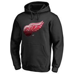 NHL Detroit Red Wings Midnight Mascot Pullover Hoodie - Black