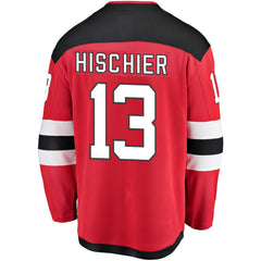 NHL Nico Hischier New Jersey Devils Fanatics Youth Home Breakaway Player Jersey - Red