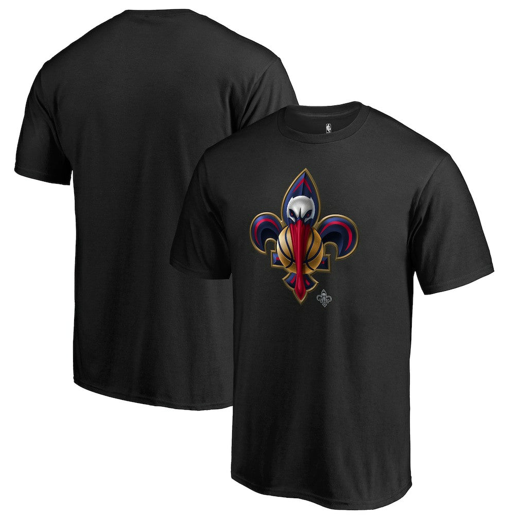 New Orleans Pelicans Midnight Mascot 2 T-Shirt Black