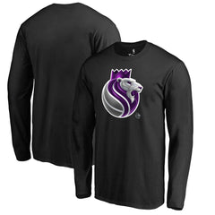 Sacramento Kings Midnight Mascot Long Sleeve T-Shirt Black