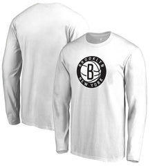 Brooklyn Nets Alternate Logo Long Sleeve T-Shirt White