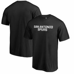 San Antonio Spurs Primary Wordmark T-Shirt Black