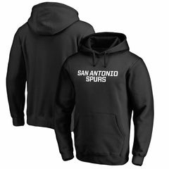 San Antonio Spurs Wordmark Pullover Hoodie Black