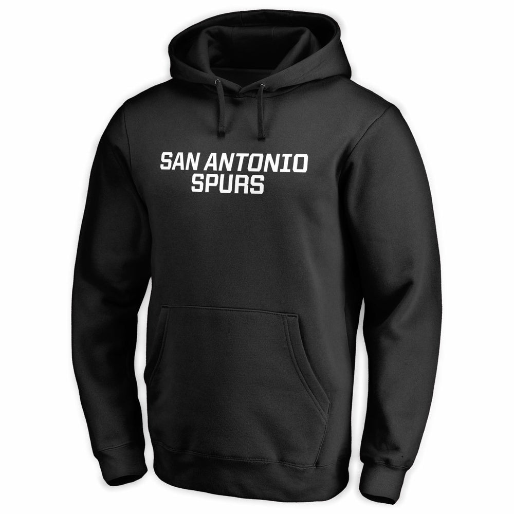 San Antonio Spurs Wordmark Pullover Hoodie Black