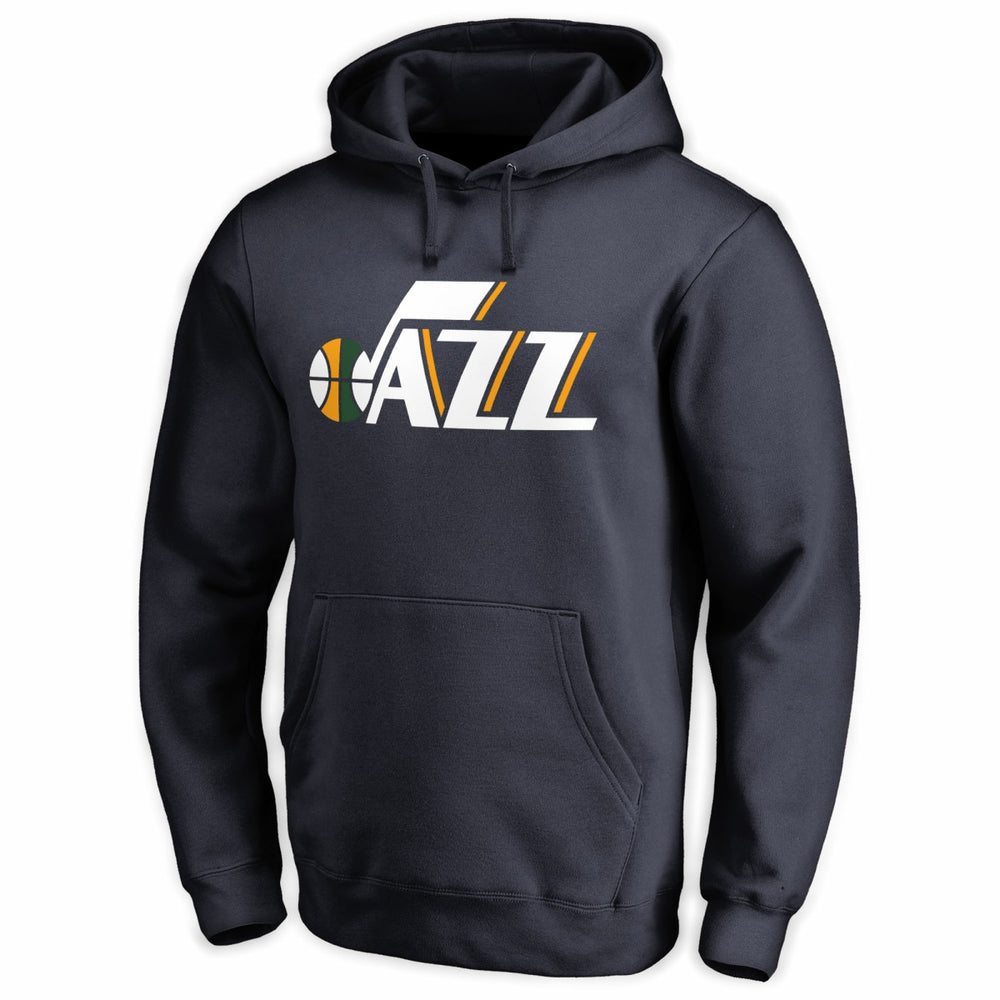 Utah Jazz Wordmark Pullover Hoodie Navy