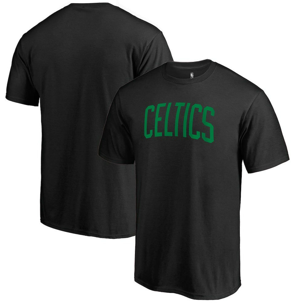 Boston Celtics Primary Wordmark II T-Shirt Black
