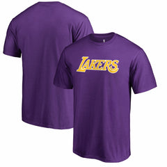 Los Angeles Lakers Primary Wordmark T-Shirt Purple