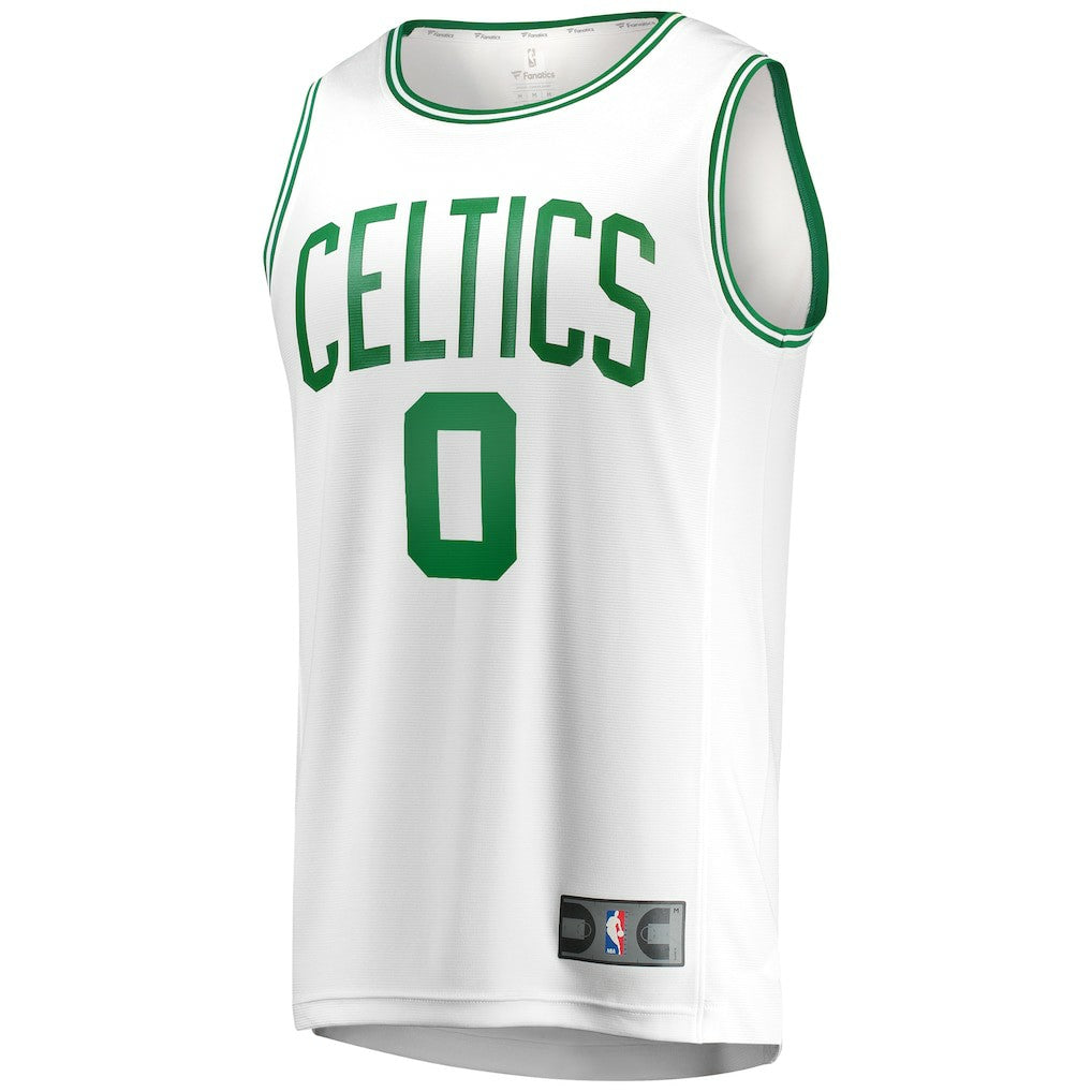 Jayson Tatum Boston Celtics Fast Break Replica Away Jersey White Association Edition