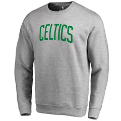 Boston Celtics Wordmark Pullover Sweatshirt Heathered Gray