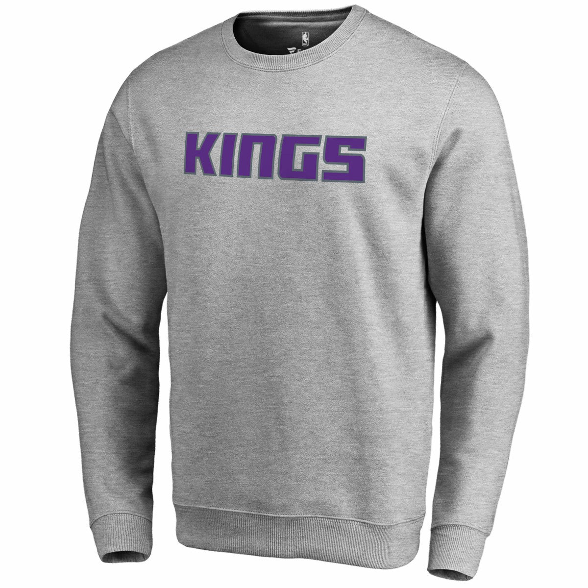 Sacramento Kings Wordmark Pullover Sweatshirt Heathered Gray