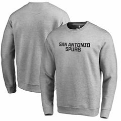 San Antonio Spurs Wordmark Pullover Sweatshirt Heathered Gray